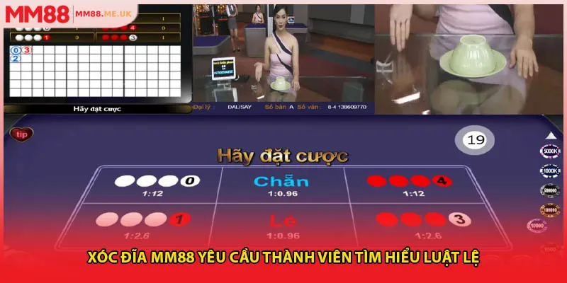 Xóc đĩa MM88 yêu cầu thành viên tìm hiểu luật lệ